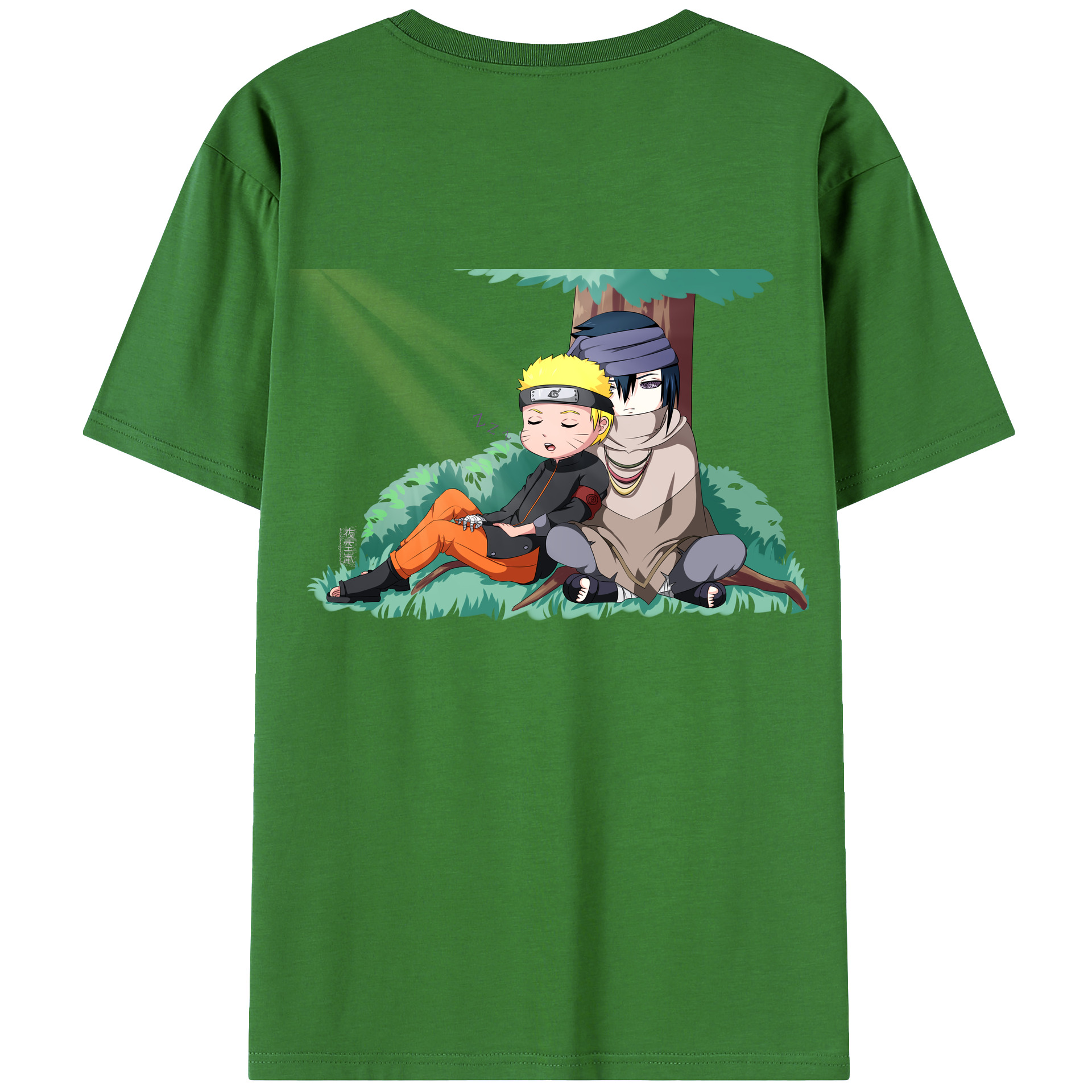 （画像用） NARUTO -ナルト- うずまき ナルト Uzumaki Naruto レディース半袖Tシャツ(バックプリント)